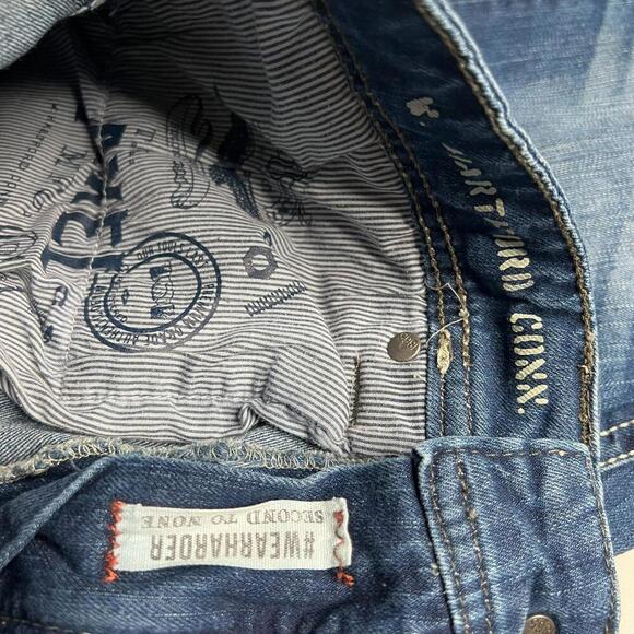 T.K. Axel Brand Jeans Men’s W32 L32 Athletic Fit Stretch Blue Denim - Picture 9 of 13